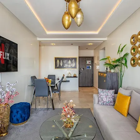 Cozy 2-Bedroom Apartment In Gueliz, Marrakech